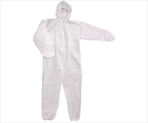 63-7944-66 不織布つなぎ服防塵タイプ LL 7017川西工業