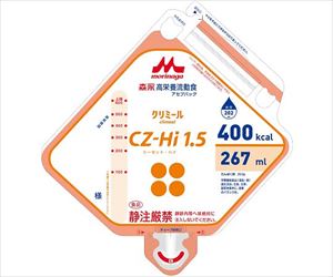 【食品衛生法適合】【軽減税率適用】64-0833-94 高栄養流動食 CZ-Hi1.5アセプバッグ（267） 642567クリニ