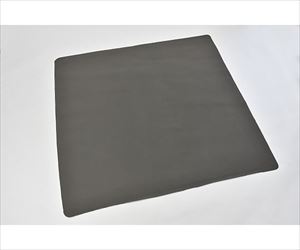 64-3427-93 難燃シリコンスポンジシート 厚さ3mm 1000mm×1000mm ダークグレー（V-0適合） 耐熱200