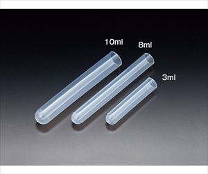 64-3680-13 エコノプラスチック試験管（リムなし） 10mL φ16×100（500本） 28191サンプラテック