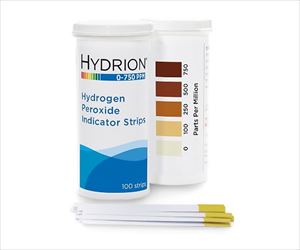 64-3727-44 過酸化水素試験紙 0～750ppm 100枚入 HP-750マイクロエッセンシャル