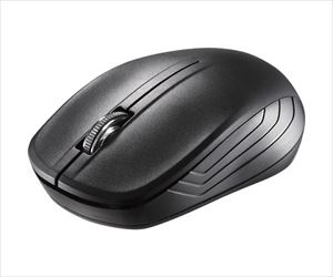 64-3778-39 無線（2.4GHz）IR LEDマウス 3ボタンタイプ 簡易パッケージモデル ブラック BSMRW21BK