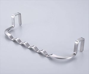 64-3964-96 波型ステンレスタオル掛け JQ-32サンクラフト