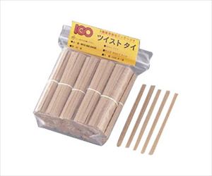 64-4201-58 紙タイ 和紙調 カット品（1000本入） 4mm×10cm クラフト アイ・ジー・オー