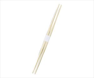64-4201-77 割箸 杉らん中 白帯巻 24cm （1ケース2000膳入） ツボイ