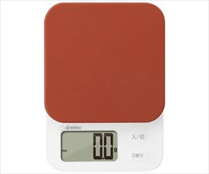 64-5088-35 デジタルスケール ブランジェ 2kg ブラウン KS-716BRドリテック