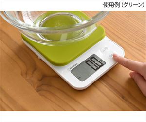 64-5088-35 デジタルスケール ブランジェ 2kg ブラウン KS-716BRドリテック