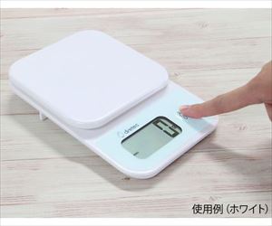 64-5088-37 デジタルスケール シャンティ 3kg ホワイト KS-815WTドリテック