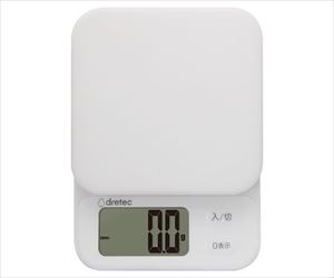 64-5088-39 デジタルスケール ブランジェ 3kg ホワイト KS-816WTドリテック