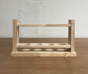 64-5225-31 木製 試験管立て 穴30φ×4本立 SiTATE304S関谷理化