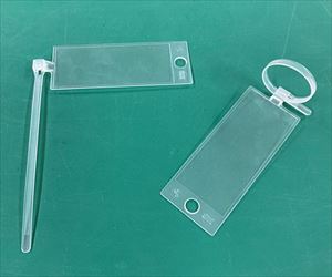 64-5234-95 表示タグ 片側バンド、片側穴タイプ 1袋（100本入×3） SF-100エスケイ工機