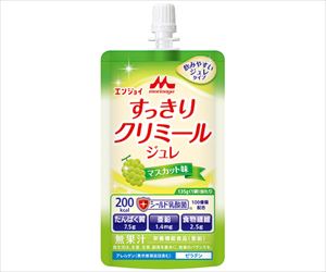 【軽減税率適用】64-6480-64 エンジョイすっきりクリミールジュレ （栄養補助食品） マスカット味 24袋入 655593