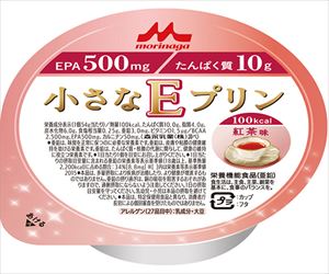 【軽減税率適用】64-6480-71 小さなEプリン 紅茶味 24個入 0655150クリニコ