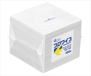 【食品衛生法適合】64-7660-95 エリエールプロワイプ ストロングタオル Ｅ50 ホワイト 250×250mm 100枚×