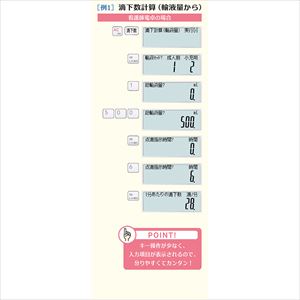 64-7734-94 看護師向け専用計算電卓 SP-100NUカシオ