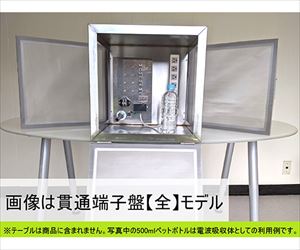 64-8806-85 電波シールドメッシュCube 貫通端子盤【無】 SMC-40-3Dtantore