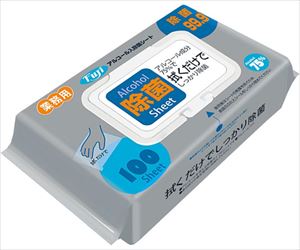 64-8874-97 FUJIアルコール入除菌シート 913500尚美堂