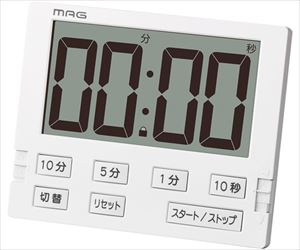 64-8887-12 MAGタイマー ベンガ君BIG TM-605 WHノア精密