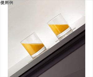 【食品衛生法適合】64-8895-72 転倒防止シート（ゲルタック角型）40×40×5.0t 25個入 GT5-40エクシール