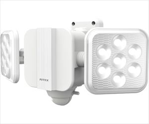【簡易組立必要】64-8900-95 5W×2灯 フリーアーム式 LED乾電池センサーライト LED-270ムサシ