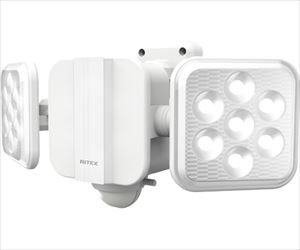 【簡易組立必要】64-8901-02 5W×2灯 フリーアーム式 LEDソーラーセンサーライト S-220Lムサシ