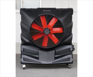 【大型商品※送料別途】64-9633-77 移動型気化熱式冷風機 風神MAX MS-F100NY-Maxアースブロージャパン