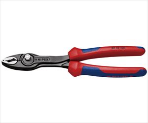 64-9717-16 スリップジョイントプライヤー ツイングリップ 8202-200SBKNIPEX