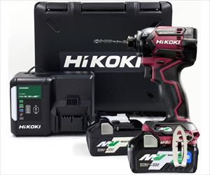 65-0295-37 コードレスインパクトドライバ 36V フレアレッド WH36DC(2XPRS)工機ホールディングス