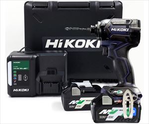 65-0295-38 コードレスインパクトドライバ 36V ディープオーシャンブルー WH36DC(2XPDS)工機ホールディン