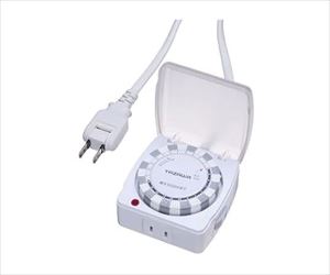 65-0531-85 コード付 24時間タイマ コンセント 1個口 Y02SHT15115WHヤザワコーポレーション