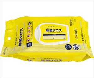 65-1682-51 アルウエッティ除菌クロス ピロータイプ 100枚入 72160オオサキメディカル