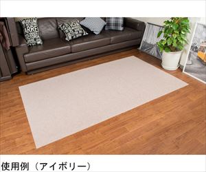 65-1700-05 キュートリー 消臭マット 650×2400mm グリーン 三愛繊維