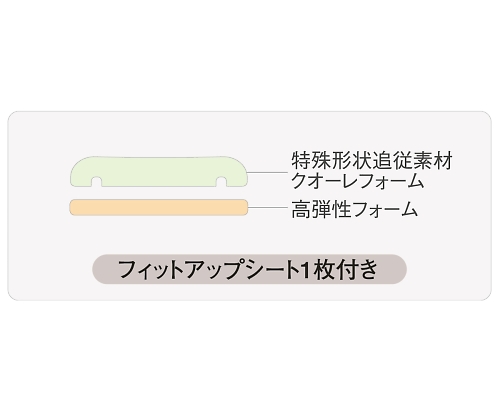 7-1092-03 エアロフローピロー フラット AFFLイノアックリビング