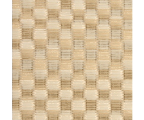 7-1281-10 畳縁台（明日香の里） 樹脂 引目市松柄イエロー