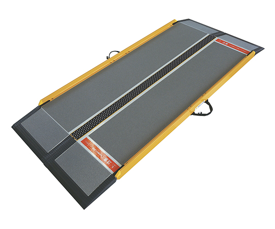 7-1462-07 車いす用スロープ段ない・ス(先端可動タイプ) 730×2000×30 2000シコク  7-1462-07 車いす用スロープ段ない・ス(先端可動タイプ) 730×2000×30 2000シコク