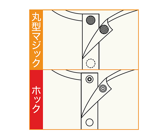 7-1470-03 ワンタッチ肌着 紳士用前開き 5分袖（ホック） No.2FL神戸生絲