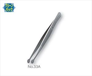 【クリーンパック】7-160-33 フラットピンセット(表面洗浄済) 115mm No.33Aアズワン 【クリーンパック】7-160-33 フラットピンセット(表面洗浄済) 115mm No.33Aアズワン