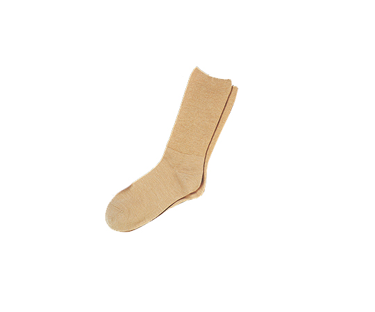 7-1632-11 ふくらはぎ楽らくソックス 婦人 秋冬用 ベージュ 3900 ベージュ神戸生絲