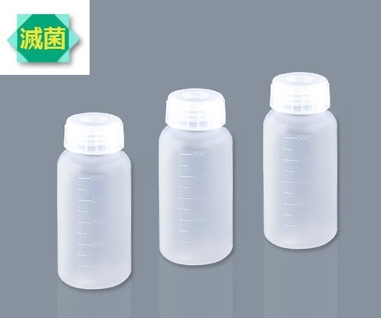 【滅菌】【クリーンパック】7-2102-33 アイボーイ PP広口びんSCC（γ線滅菌済） 500mL-STアズワン