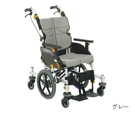 7-2184-01 ネクストコア・くるり（アルミ製介助式・低床用） オレンジ NEXT-80B F-1松永製作所