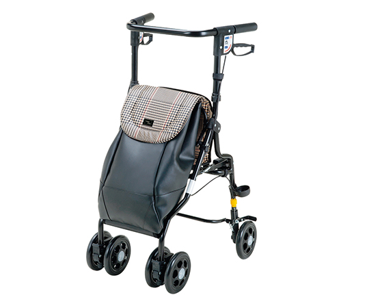 7-2270-01 アンティ（シルバーカー） 黒チェック UX-2KCマキテック