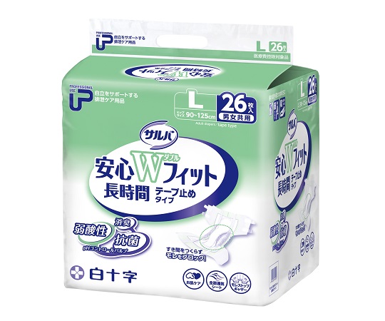 7-2452-05 PUサルバ 安心Wフィット L白十字