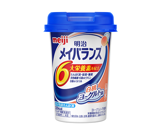7-2581-11 メイバランス Mini白桃ヨーグルト味 12本入 明治