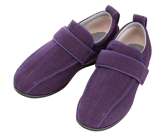 7-2637-04 ケアフルⅢ 3E 紫 LL 1304徳武産業