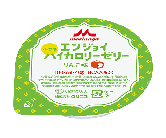 7-2685-01 エンジョイ小さなハイカロリーゼリー （栄養補助食品） りんご味 24個入 クリニコ