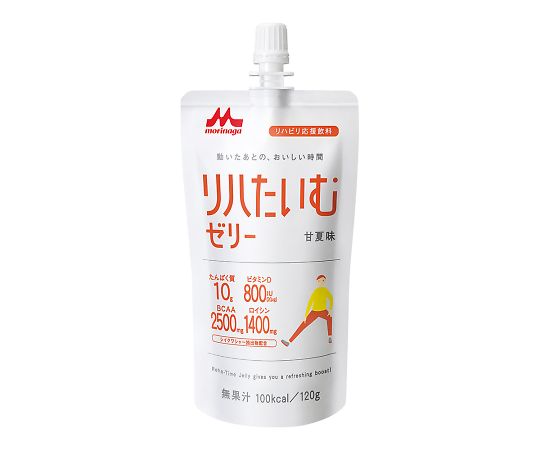 【軽減税率適用】【軽減税率適用】クリニコ7-2695-09　リハたいむゼリー　（栄養補助食品）　甘夏味　24袋入 クリニコ