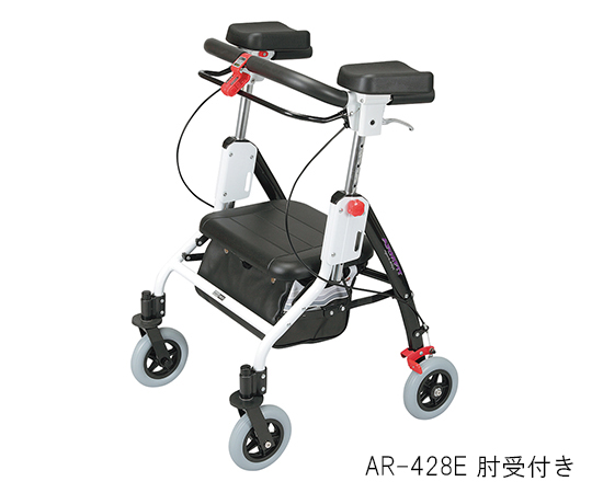 7-2735-04 アームフィット（歩行車） 肘受無し トレー付き 室内用 AR-428Tユーバ産業