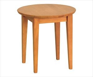 7-2739-01 丸型ローテーブル ライトブラウン TC-50ﾌｧｲLBグローリープラン