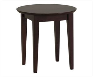 7-2739-02 丸型ローテーブル ブラウン TC-50ﾌｧｲBRグローリープラン