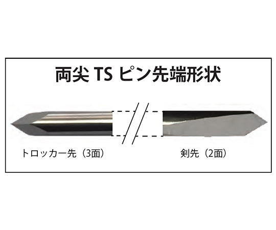 7-2822-01 イソキルシュナー鋼線 両尖TSピン Φ0.7×100mm 1-210-100-40イソメディカル
